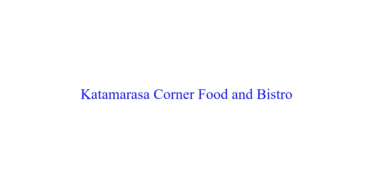 Loker tukang cuci piring di katamarasa corner food and bistro minimal smp terbaru 2024