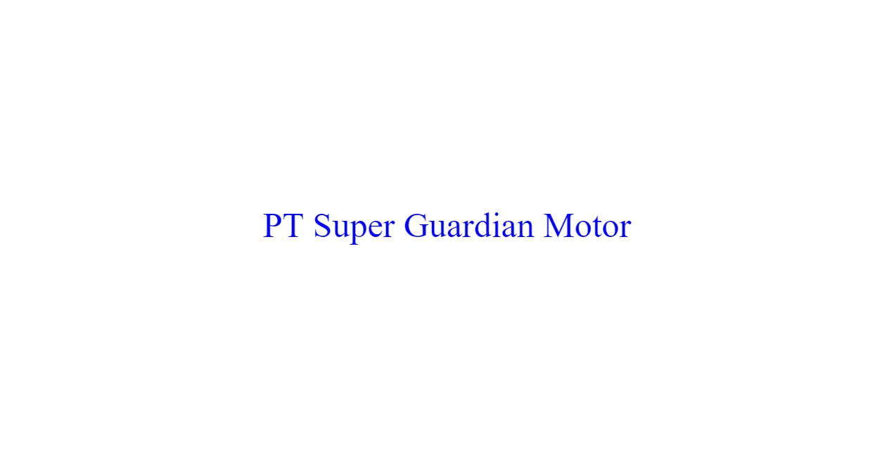 Lowongan kerja office boy pt super guardian motor sd/smp boleh melamar banten 2024