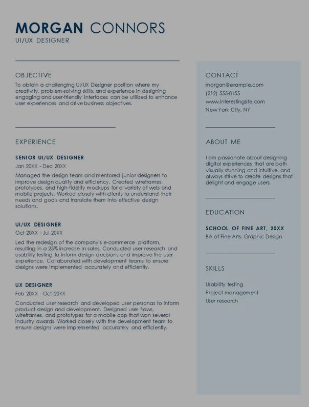 template cv gratis